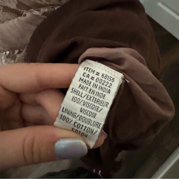 Vintage Fairycore  lace ombré maxi dress M - Picture 7 of 7